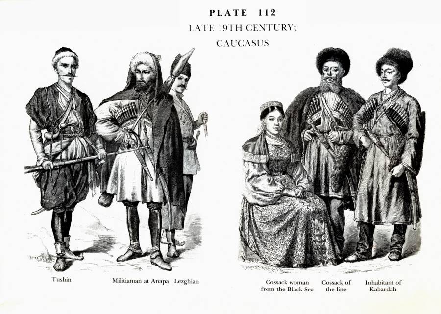 Planche 112b Fin XIXe Siecle - Caucase - Late 19Th Century - Caucasus.jpg